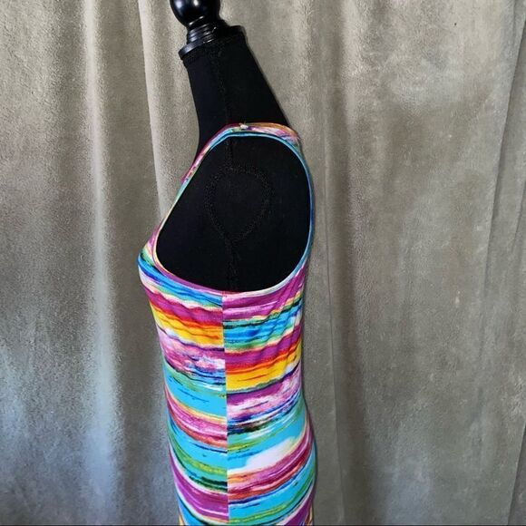 🆕 LOVE Bodycon racerback style tank dress sz M - Picture 5 of 6